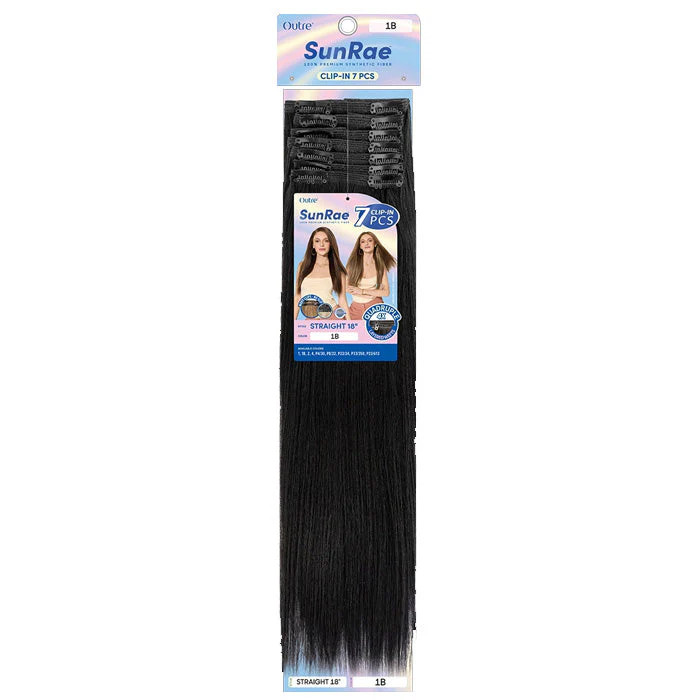 Outre SunRae 7 Clip-In Weave – STRAIGHT 18″