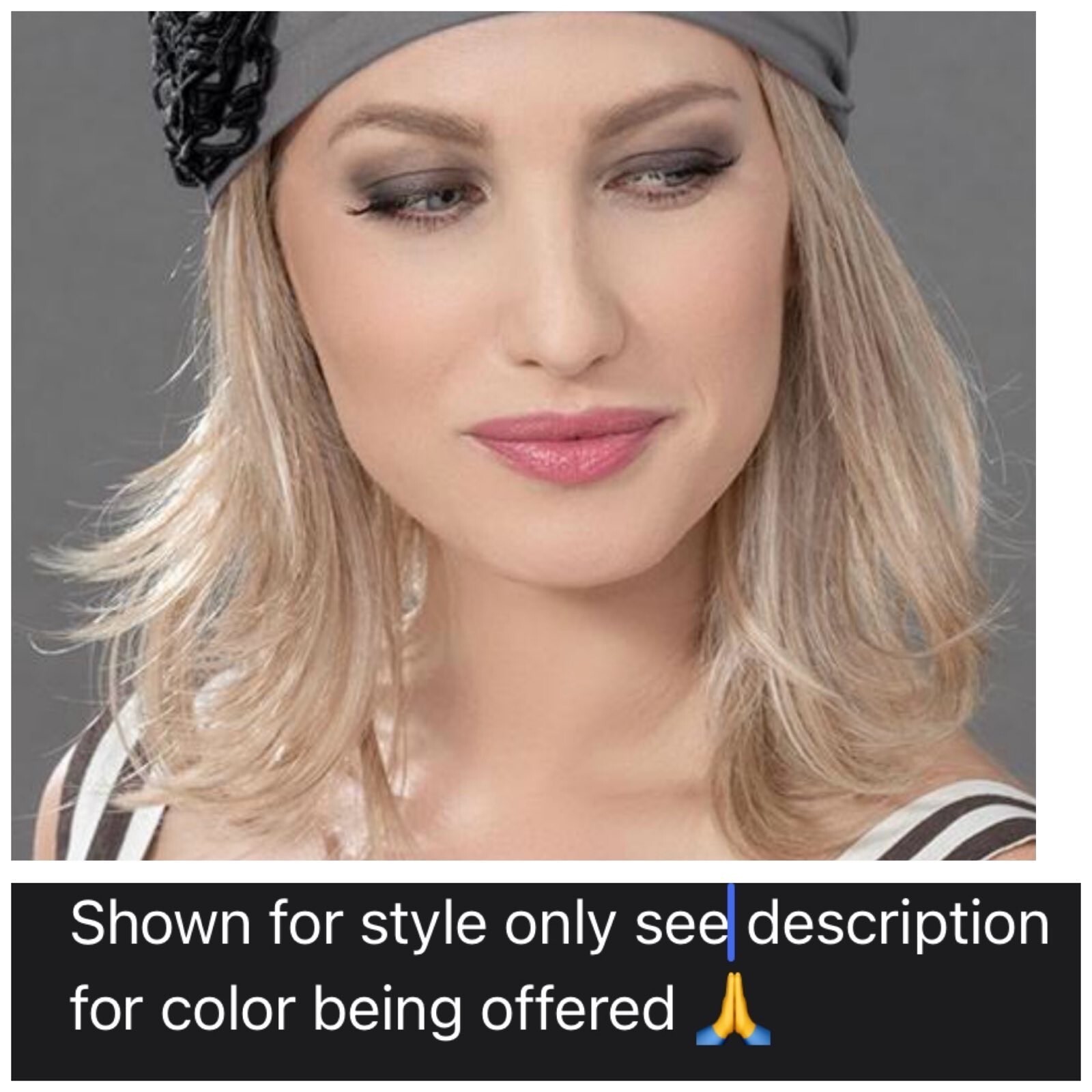 Ellen Wille Cayenne Synthetic Hairpiece *Hat Not Included*LIGHT BLONDE – 25.26🙏