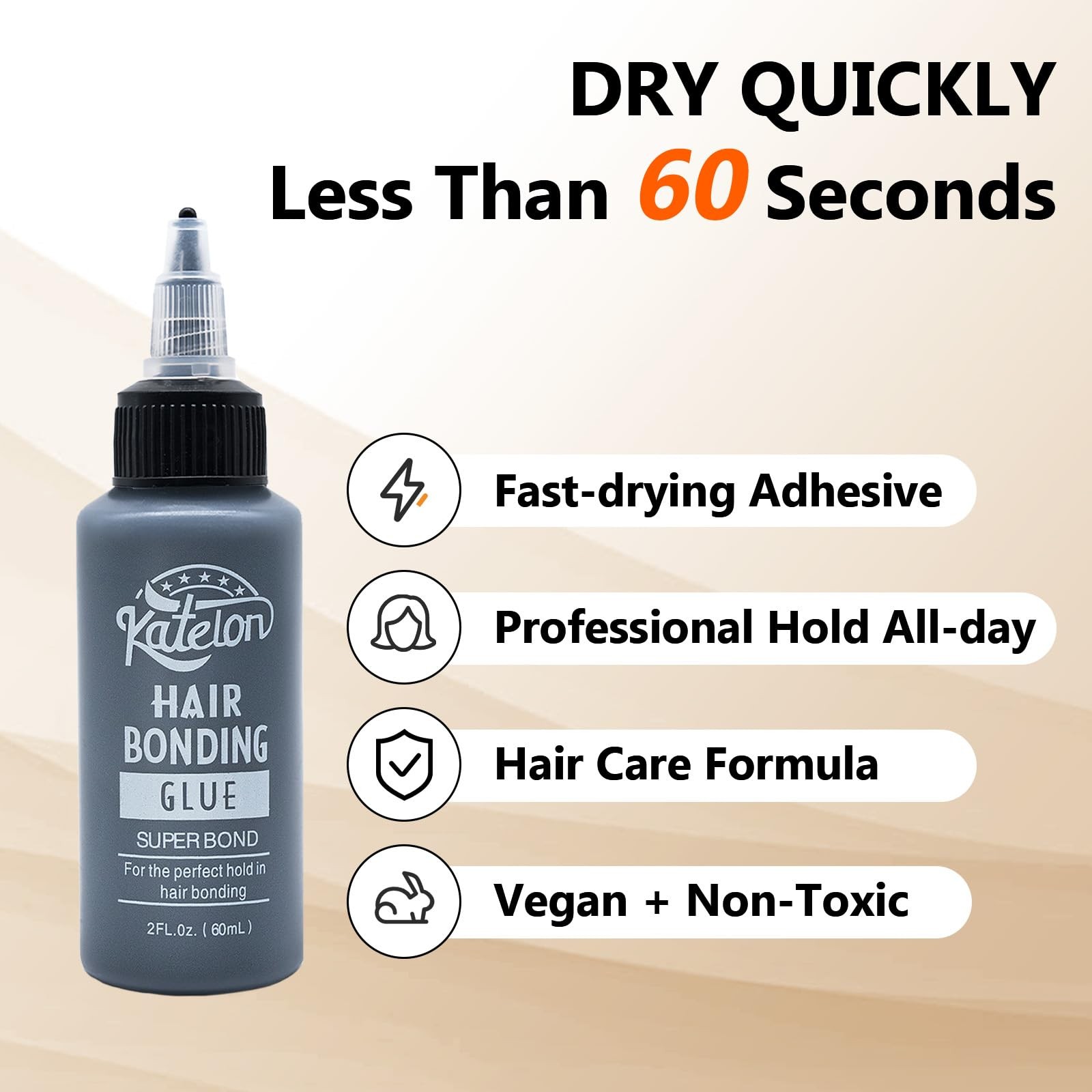 Hair Glue for Quick Weave 2oz – Professional Bonding for Wigs & Extensions