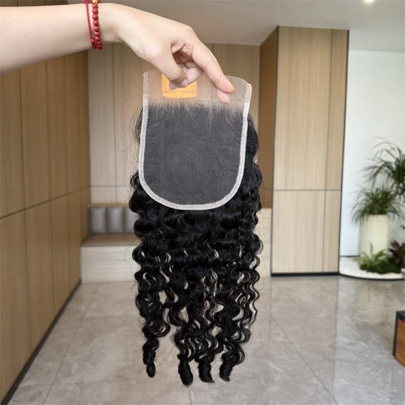 Lemoda 5X5 Burmese Curly Closure Hd Transparent 5X5 Lace Closure 15A Virgin