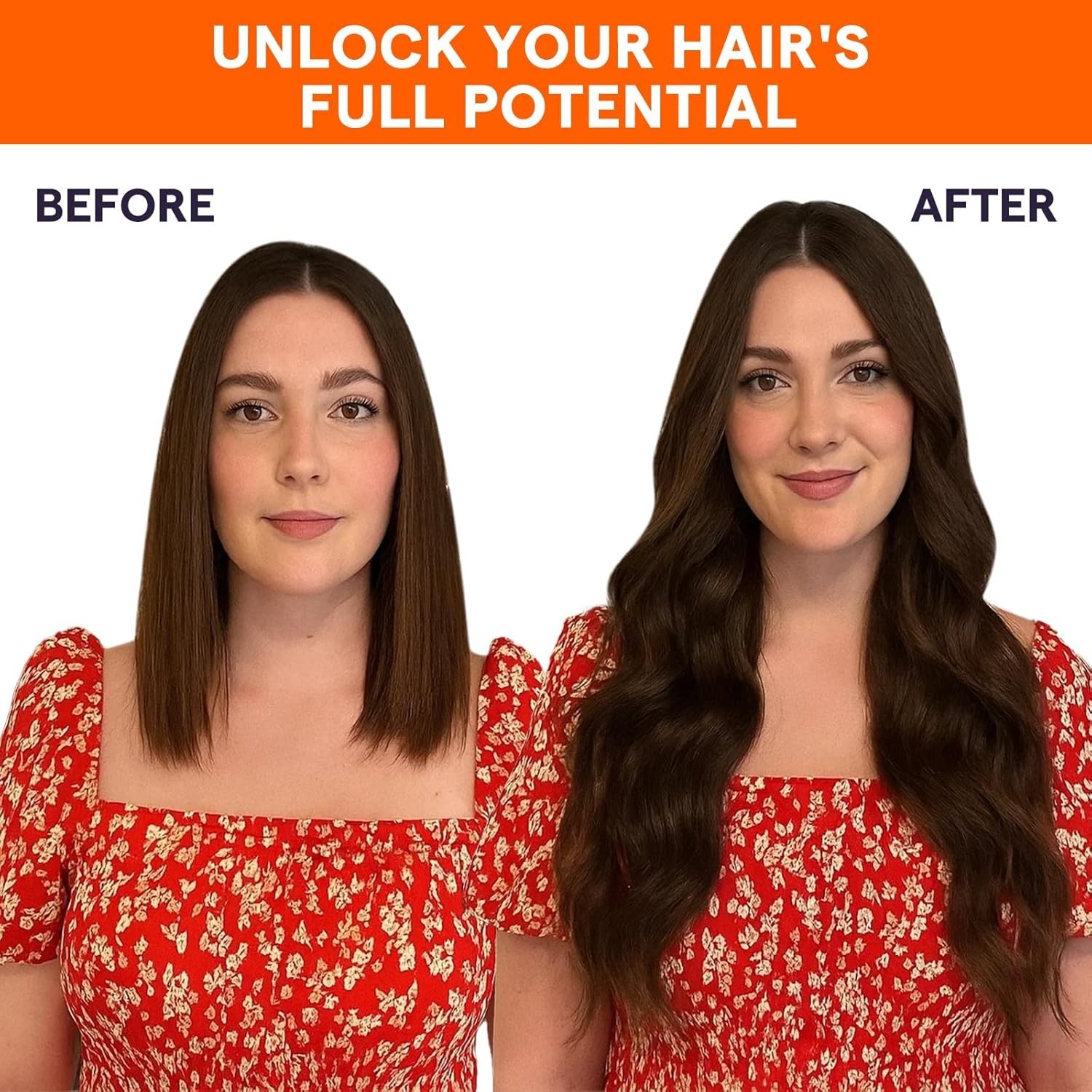 Real Remy 22 Inch Sew-In Hair Extensions – Soft Double Weft Weaves in Dark Brown