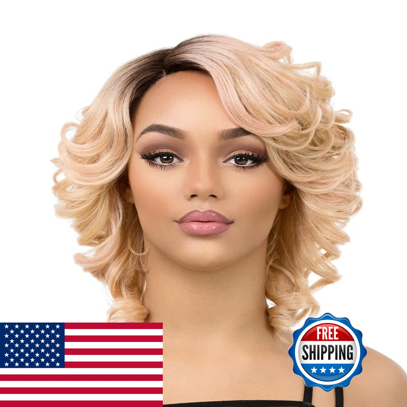 Born Free Its A Wig Magic Synthetic Hair Full Wig – Ntt Rose Gold