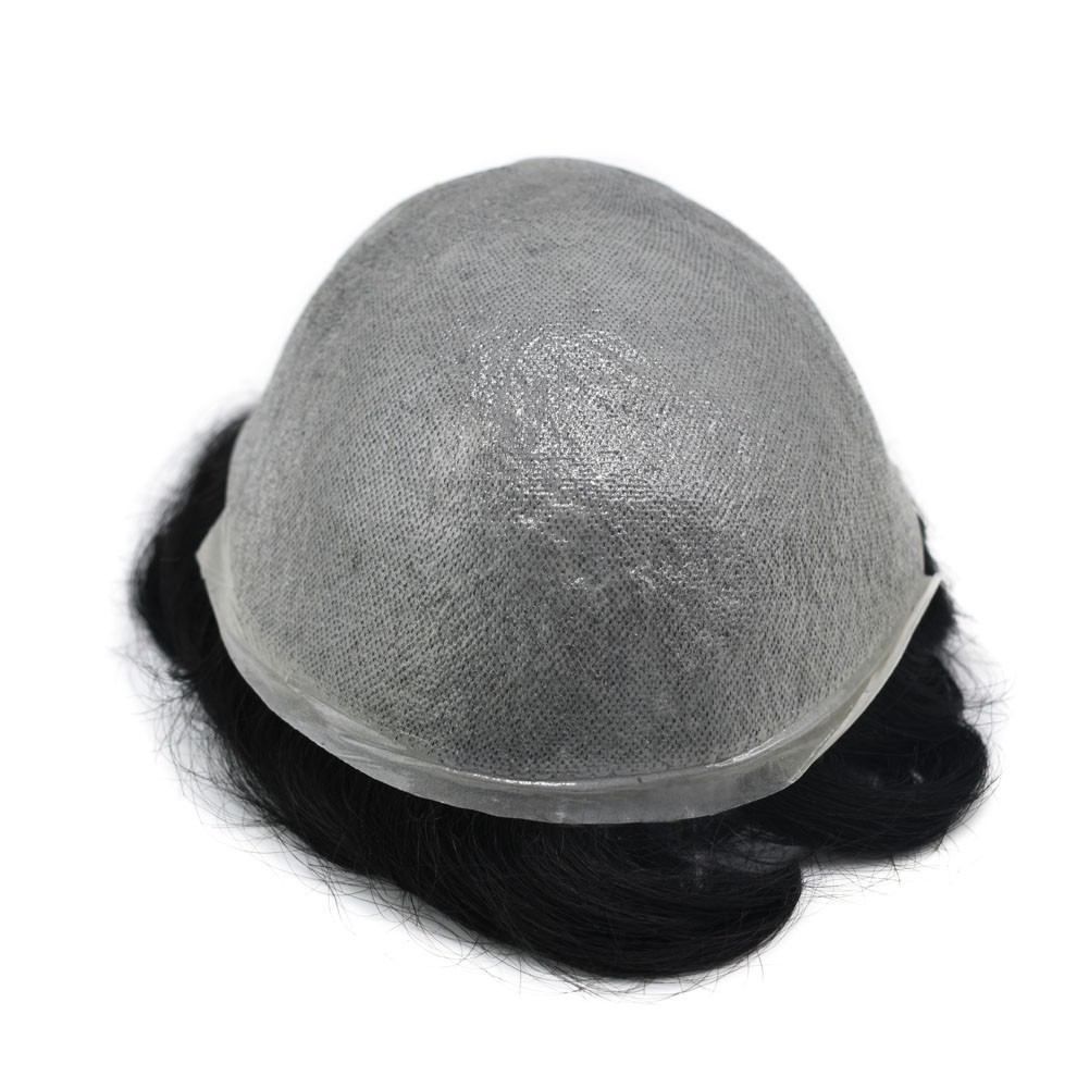 Mens Hair Replacement Ultra Thin Skin Toupee All Colors Hairpieces PU System Wig