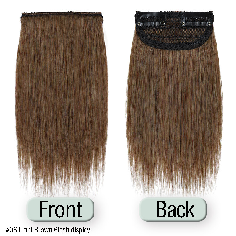Highlight Mini Hair Pad Clip In 100% Remy Human Hair Extensions One Hair Piece