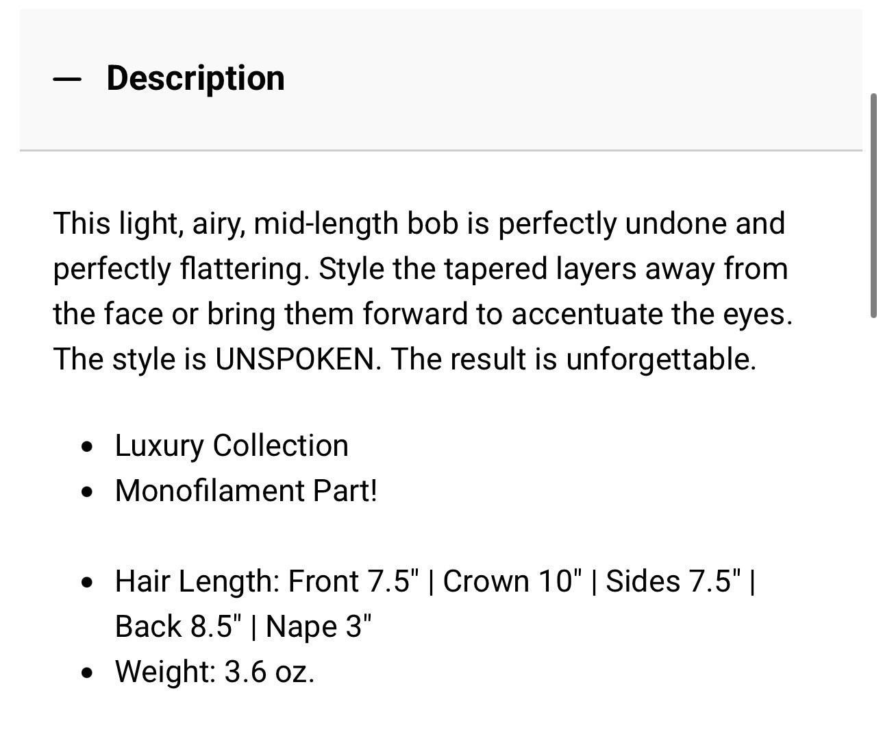 “UNSPOKEN” by Gabor GL 14-16 Honey Toast w/ Lace Front Mono Part Reg. $357. ❤️