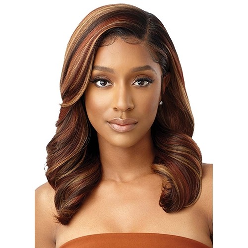 Natural flip-out style Lace front wig – AMANDA