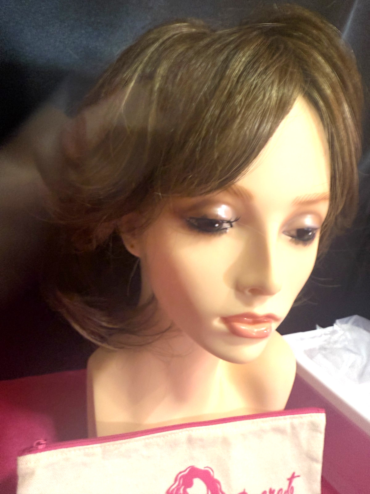 Godiva’s Secret Wigs “Katie” Iced Mocha-R(Rooted) WIG’S LENGTH HAS BEEN TRIMMED