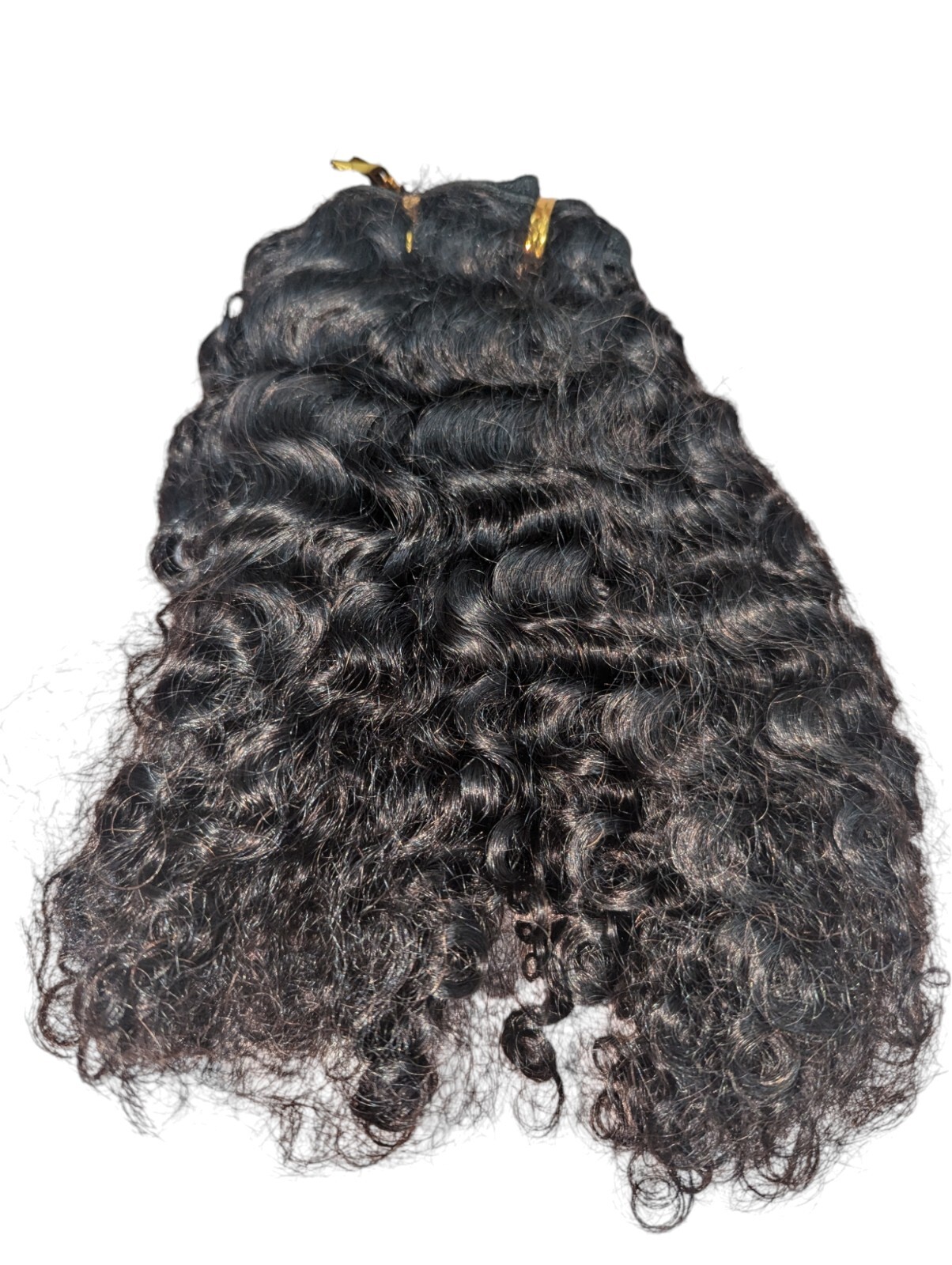 10 Inch Curly Wavy Cuticle Natural Color UnProcessed Virgin Hair 2 Pack Bundle