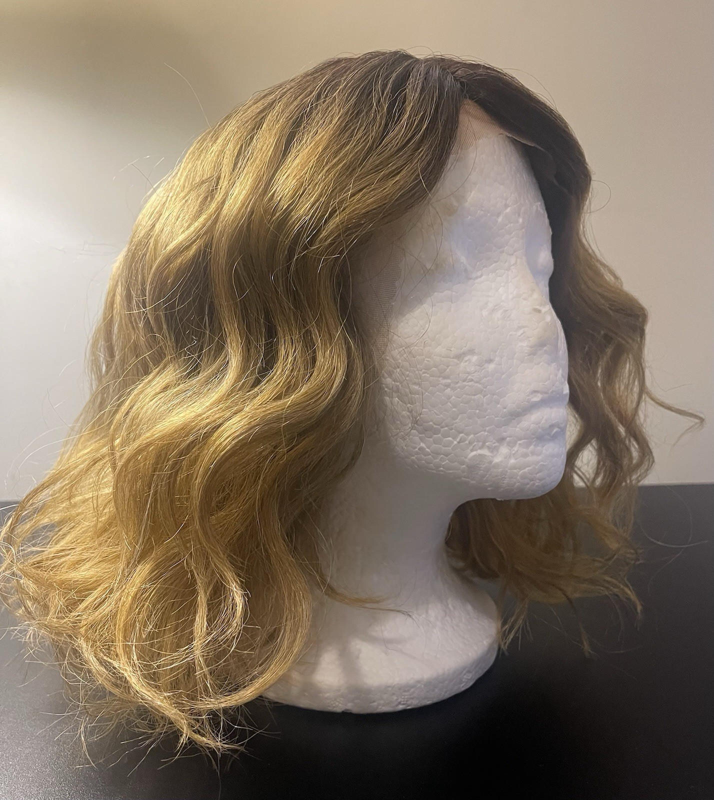 Newborn Free Lace Front Wig: DYX4/Gold | Natural looking LaceFront, Ready 2 Wear