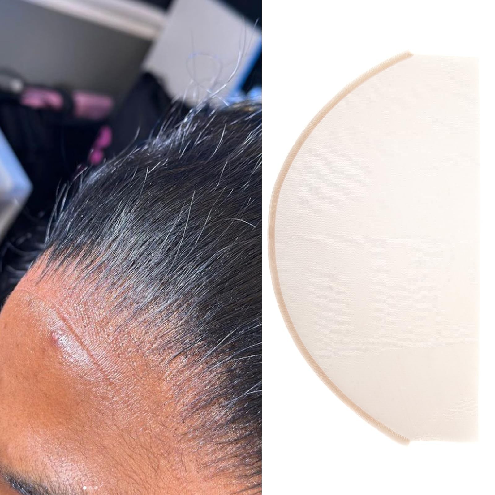 BEEOS 13×6 Skinlike Real HD Lace for Wig Making, 0.1mm Ultra-thin Net Base for M