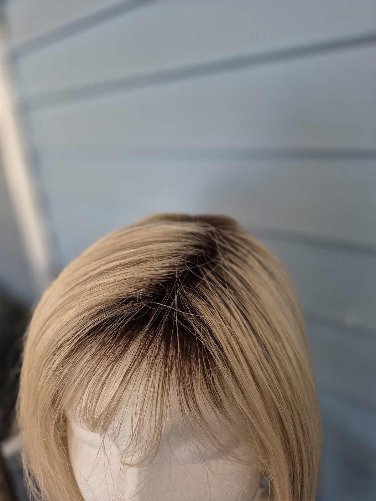 NORIKO Synthetic Short Bob Wig – Open Weft w/Lace Top, Adj. Nape Tabs