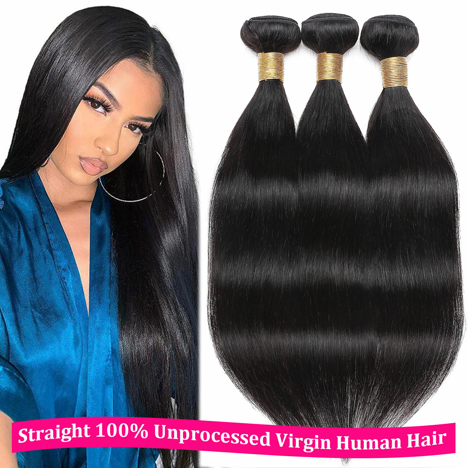 HOT 10A Brazilian Virgin Human Hair Bundles Hair Extensions Body Wave Weave Weft