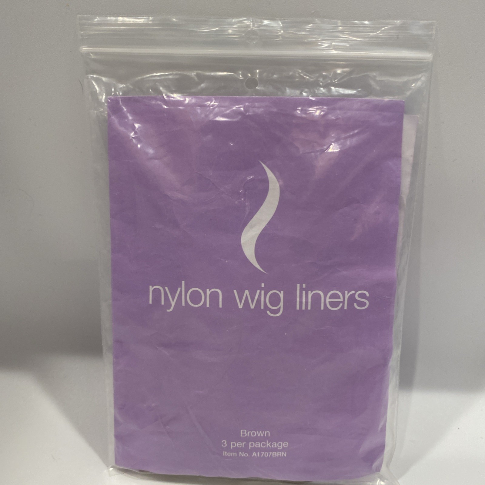 Paula Young Nylon Wig Liners Brown Wig Liners 3 Pack