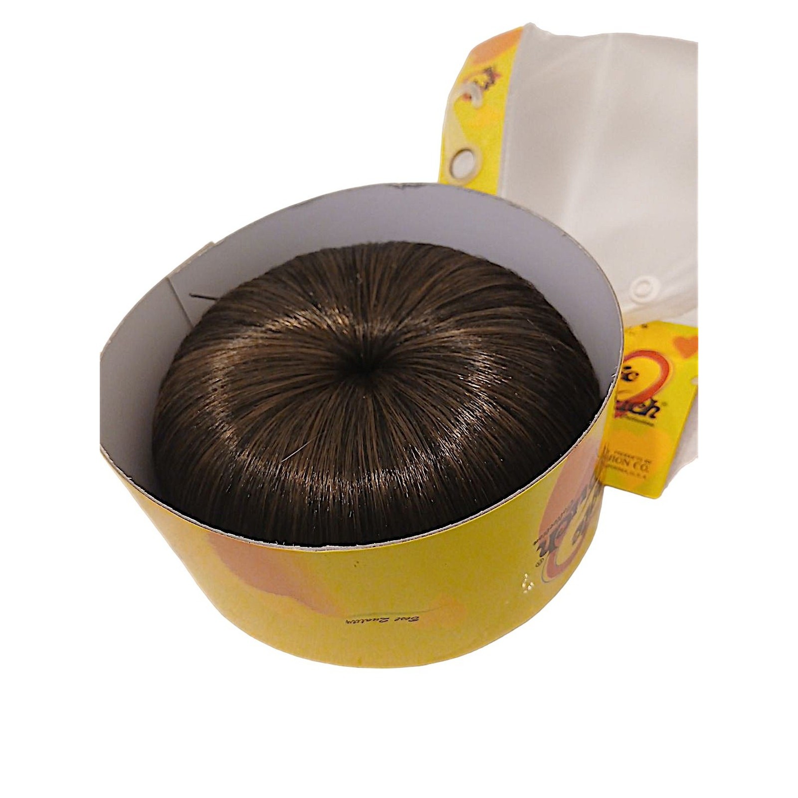 NEW! Ballerina 5″ Apple Bun Hair Extension Brown Fancy Wedding Prom Party Glam