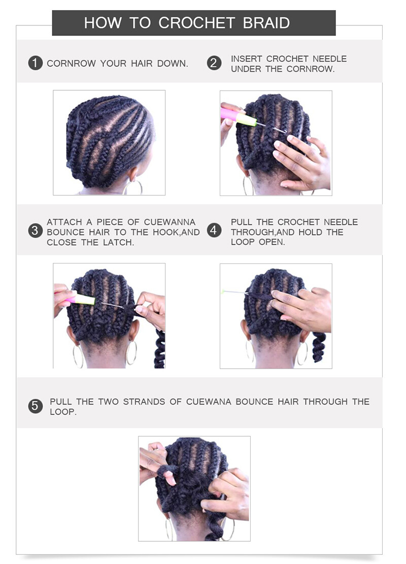 10″ Ocean Wave Crochet Braids Synthetic Deep Curly Twist Corchet Hair Extensions
