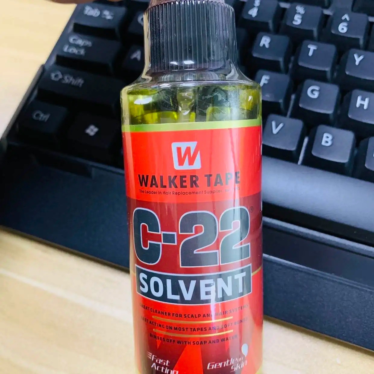 Walker Tape – C-22 Cleaner Solvent for Scalp, Wig Hair System – Adhesive Remover