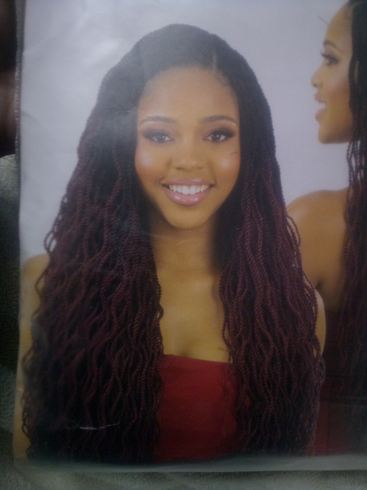 7 New Packs Hair Braids Extensions Box Braid Ocean Weave Wavy Feathered Lot of 7