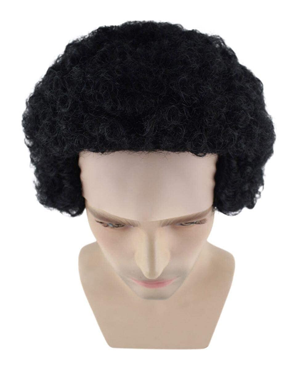 Curly Bald Mens Cosplay Halloween Wig | Premium Breathable Capless Cap HM-273