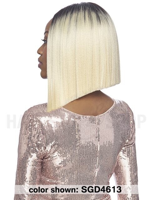 Harlem 125 Medium length Swiss Lace Natural Wig. Item # LSD78 Color# SGD4613
