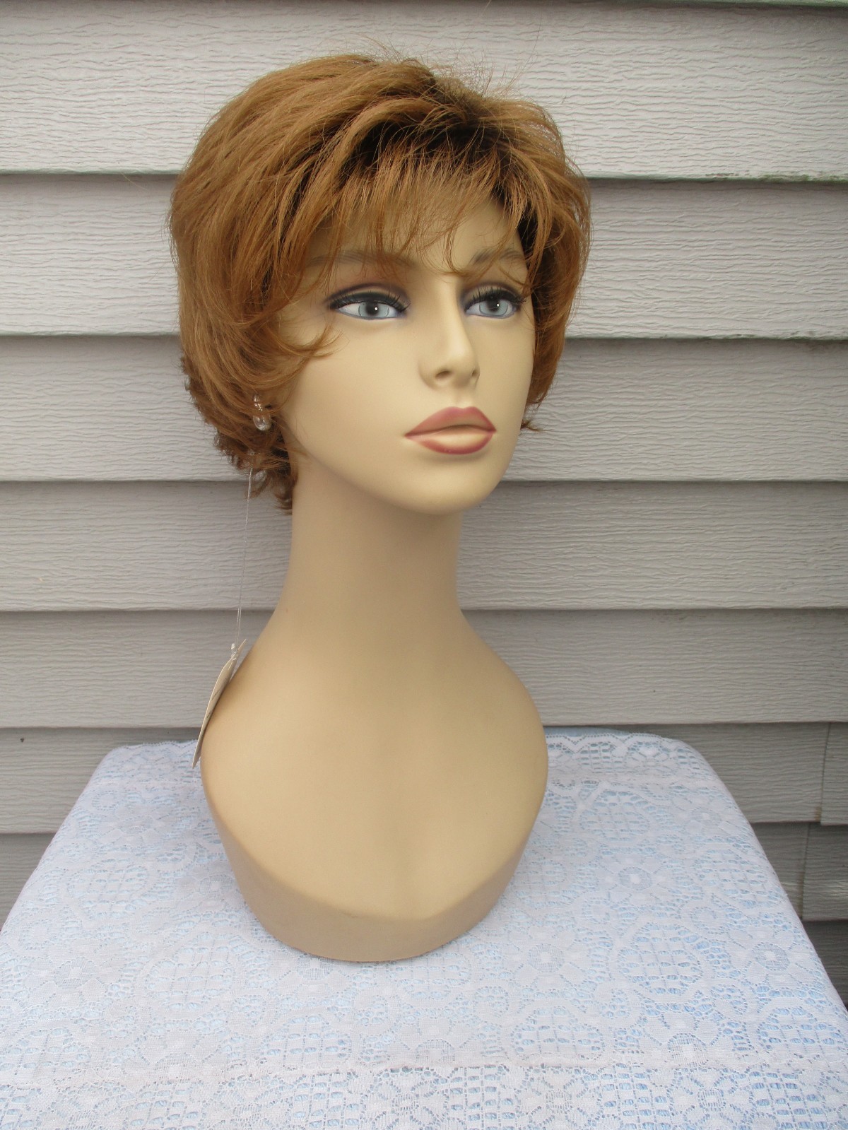 Trendy MYSTERY WIG Size Average Color COPPER RED Shade TAGS REMOVED from CAP