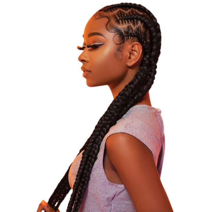 Sensationnel Synthetic African Collection X-Pression 3X Pre-stretched Braid 58″