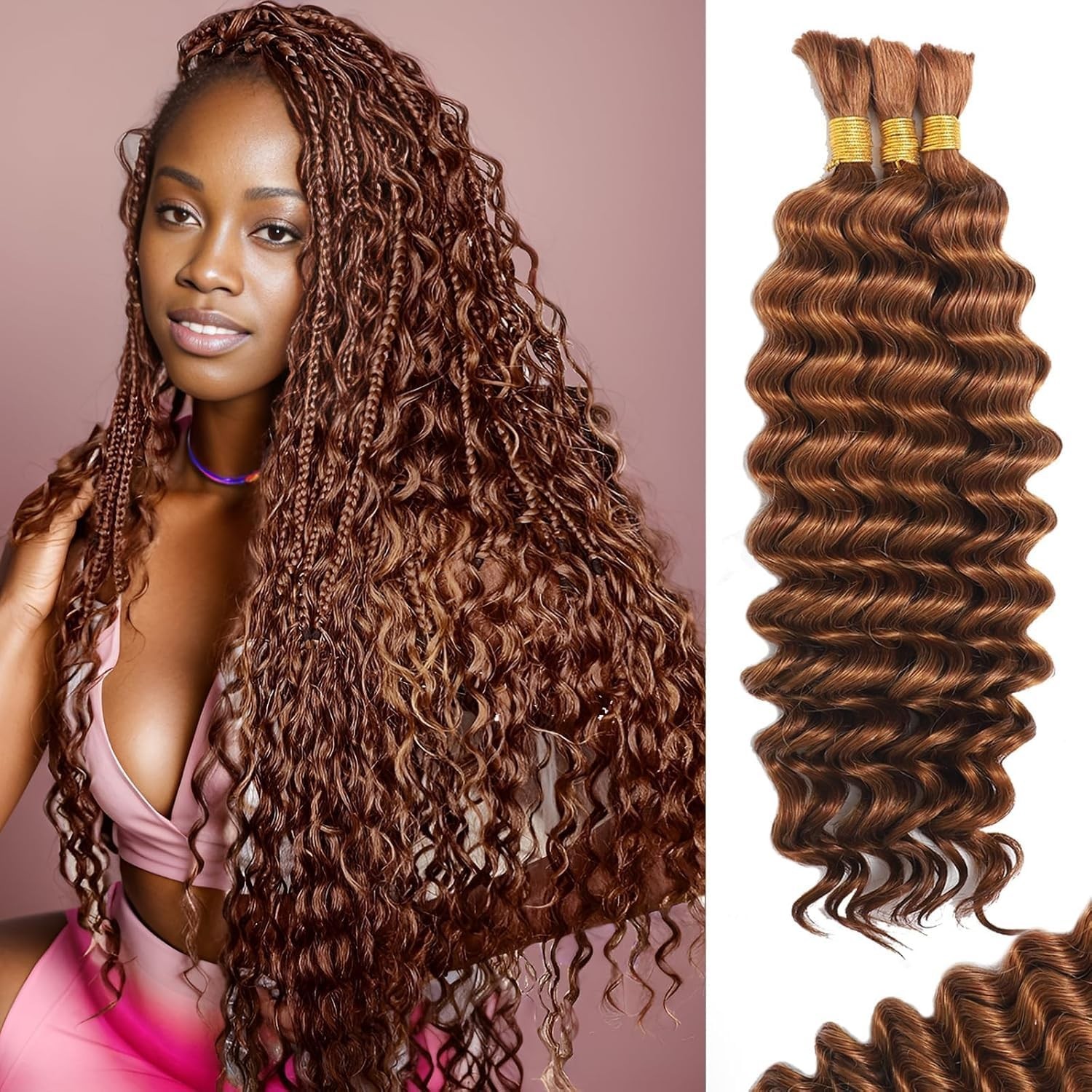 Boho Braiding Hair Pack – Auburn Ginger