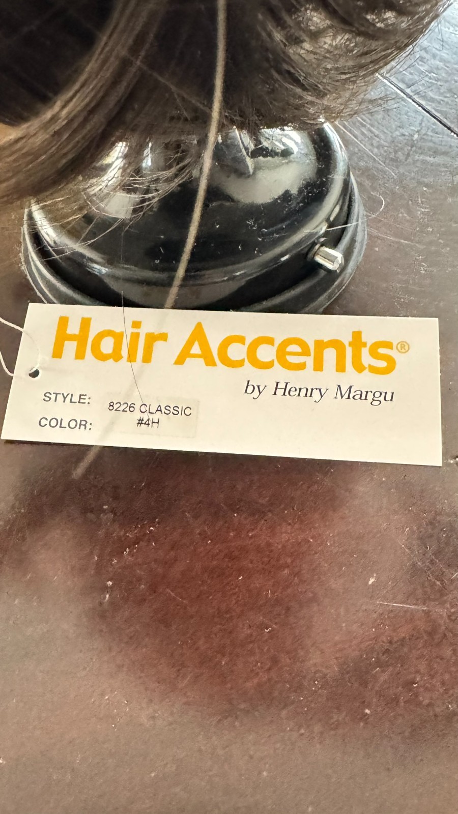 CLASSIC HAT WITH HAIR by HENRY MARGU, Black Baseball Cap *6 Colors *New*