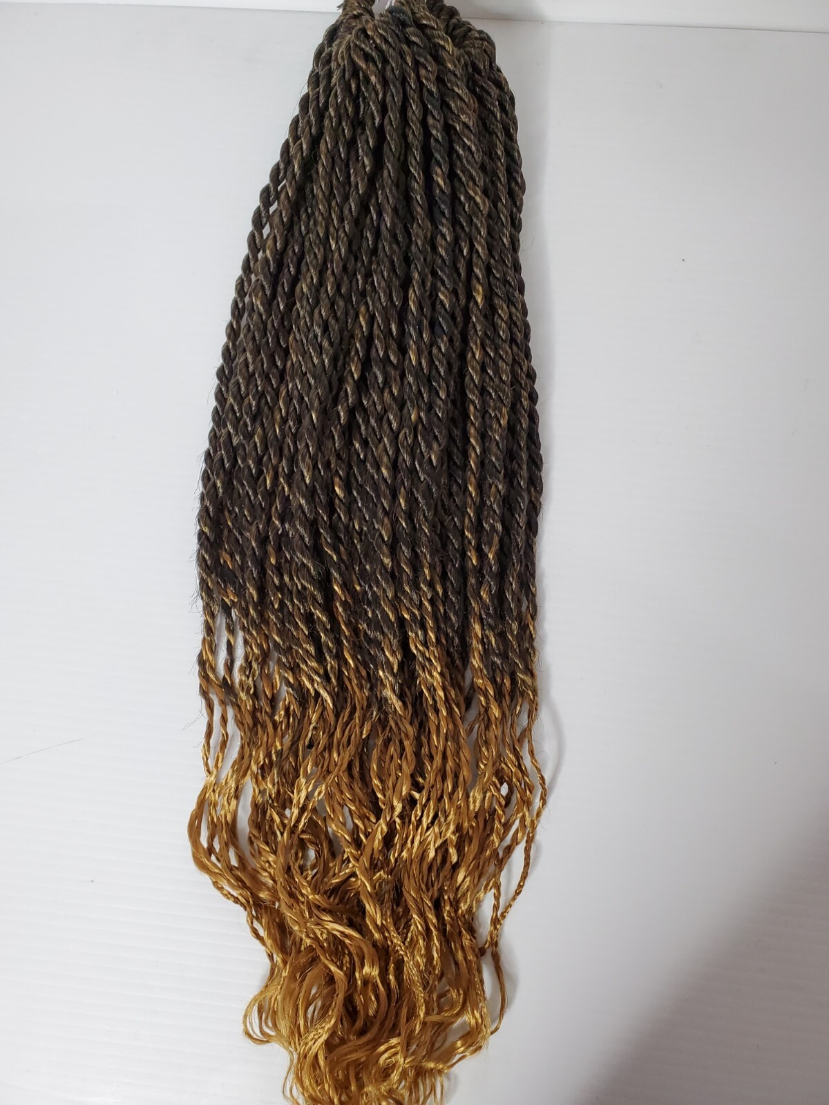 handmade crochet twist hair extensions 24″ Long Medium 20 Individual twist