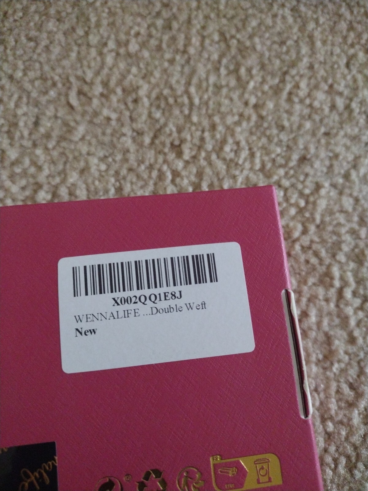 Wennalife Human Hair Extensions Grey 16″ New In Sealed Unopened Box