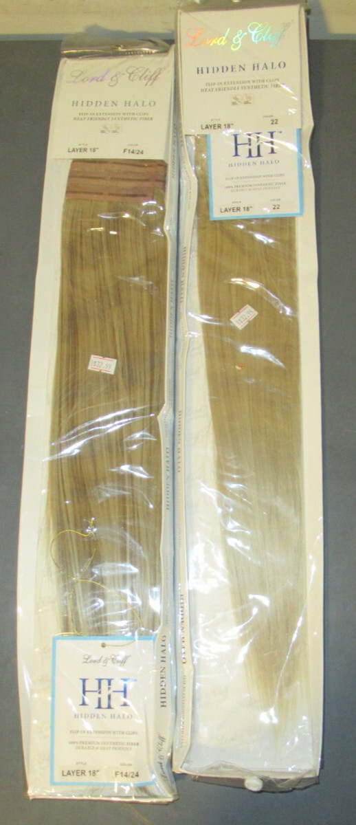 Lord & Cliff Hidden Halo Flip In Hair Extension Synthetic Packs