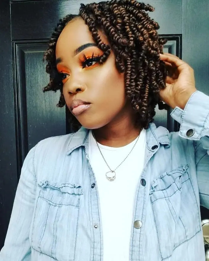 Passion Spring Twist Crochet Hair Pretwisted Pre Looped Braids Hair Extensions
