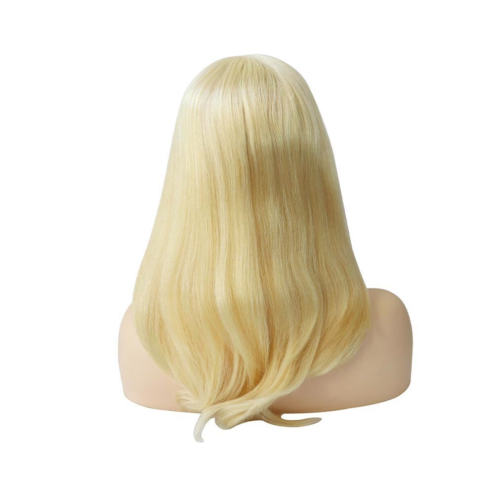 Women Wigs Chinese Remy Human Hair Silk Top Quality Wigs Medium Size 12.5”
