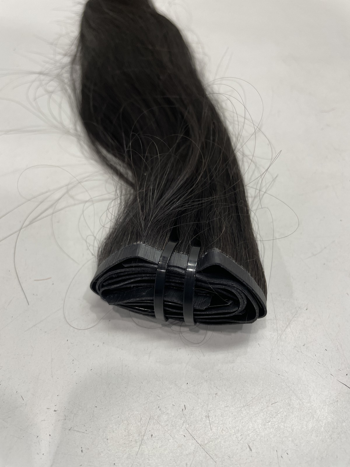 Luvme Hair Natural Black Human Hair Clip In Hair Extensions 18″ 7pcs