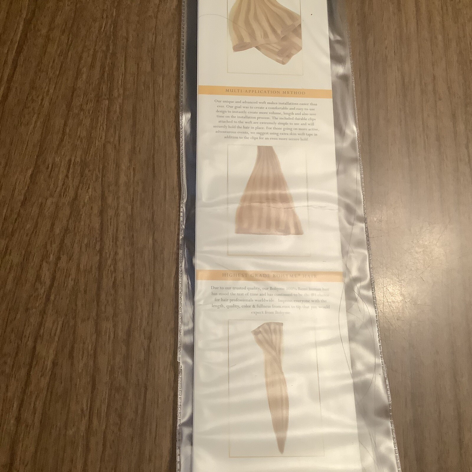 Bohyme 100% Remi Human Hair hand tied skin weft clip in 18 inches Brown #2