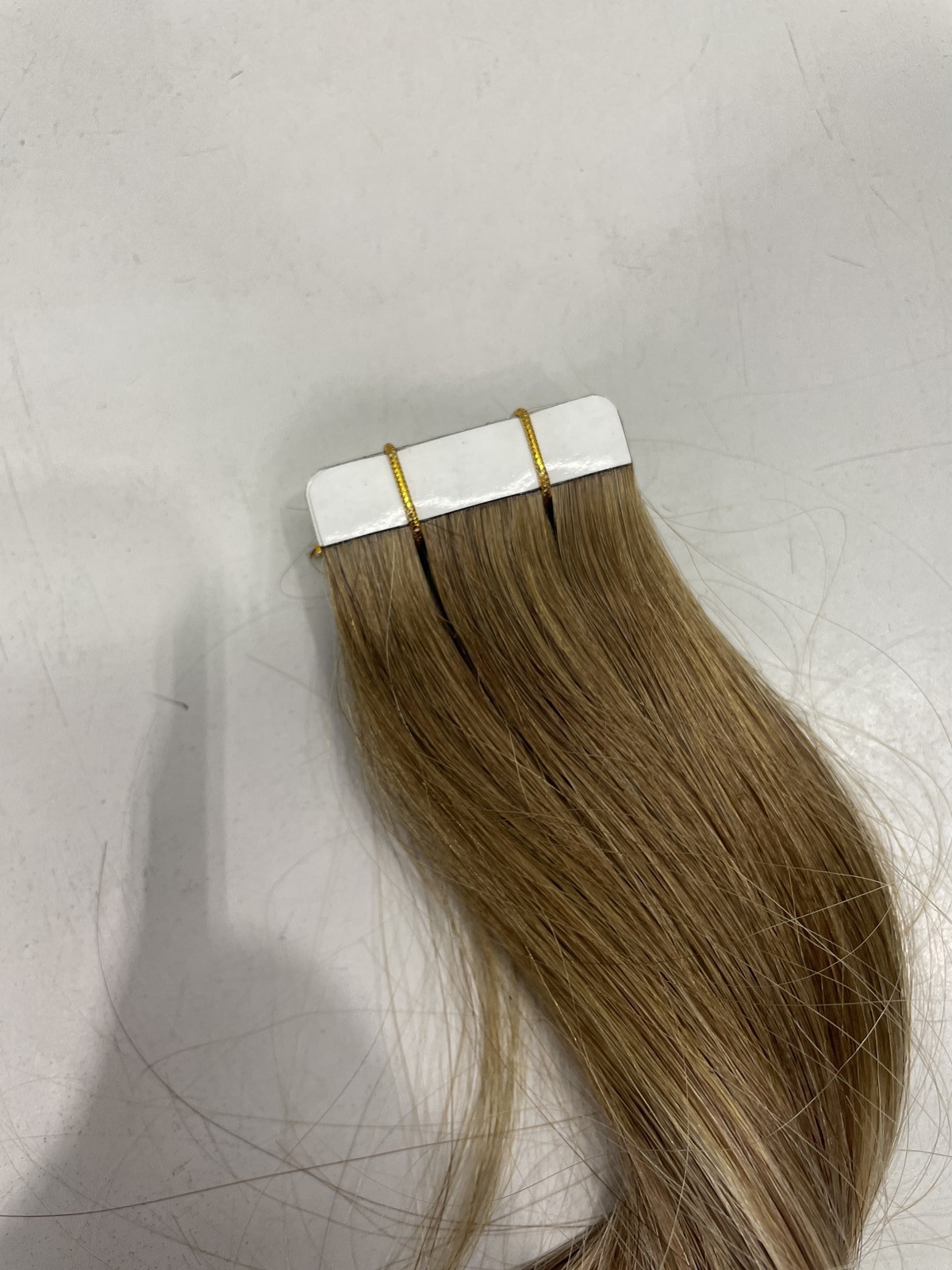 Full Shine Balayage Blonde #3/8/22 Human Hair Tape-In Extensions, 18″ 20pcs