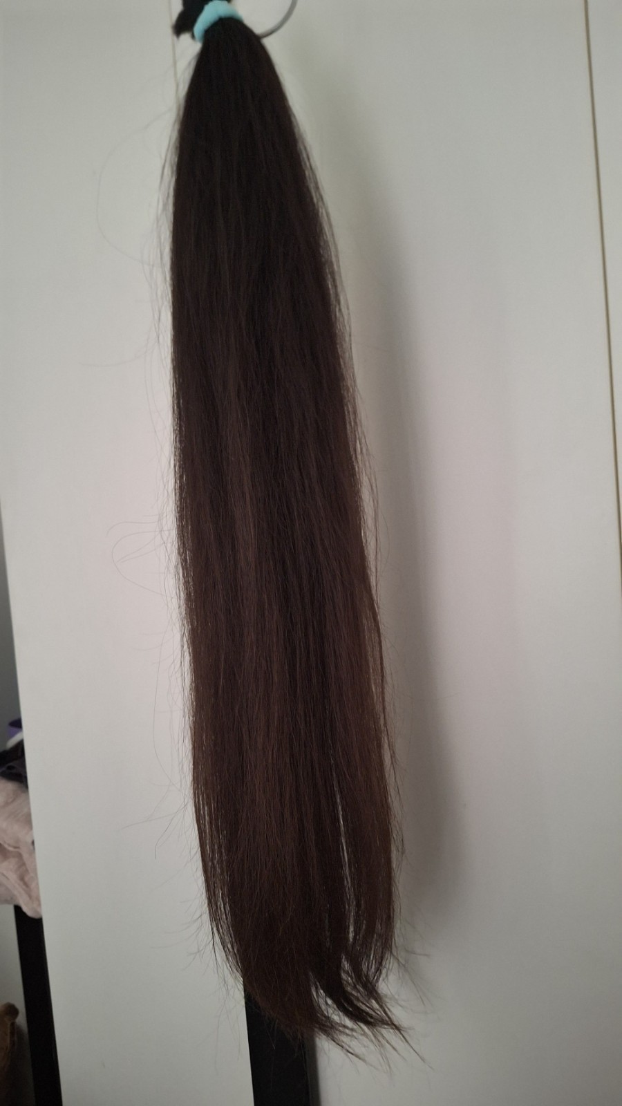 Perfect Ponytail from Myanmar mom: 32 inches & 5.36 oz of silky hair with video