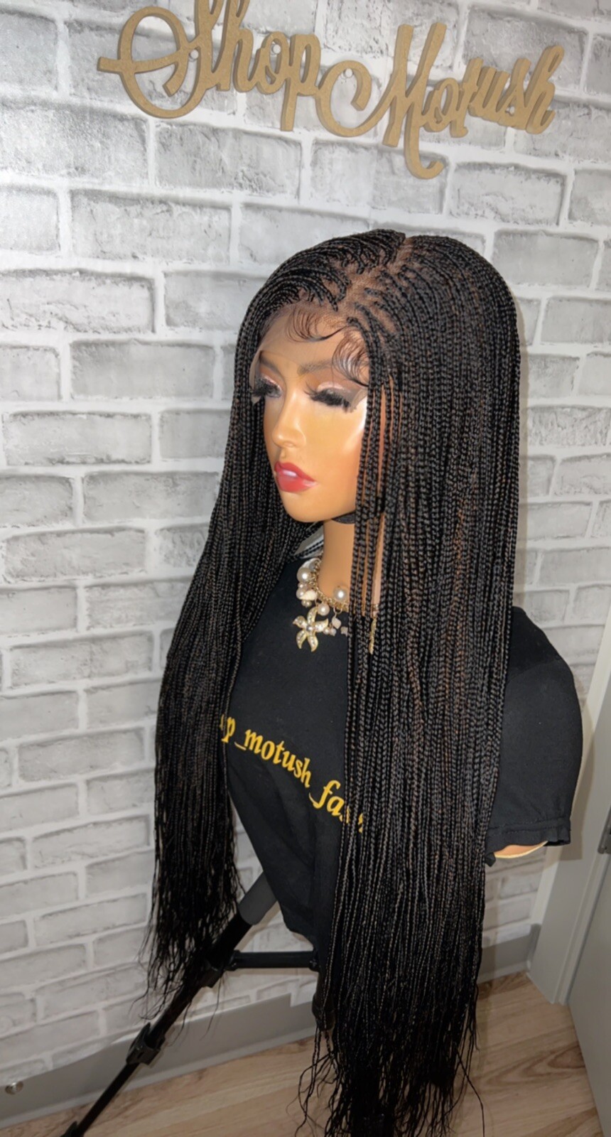 Small Size Knotless Box Braided Wig,Box Braid Wig, Knotless Braids,Lace Braids