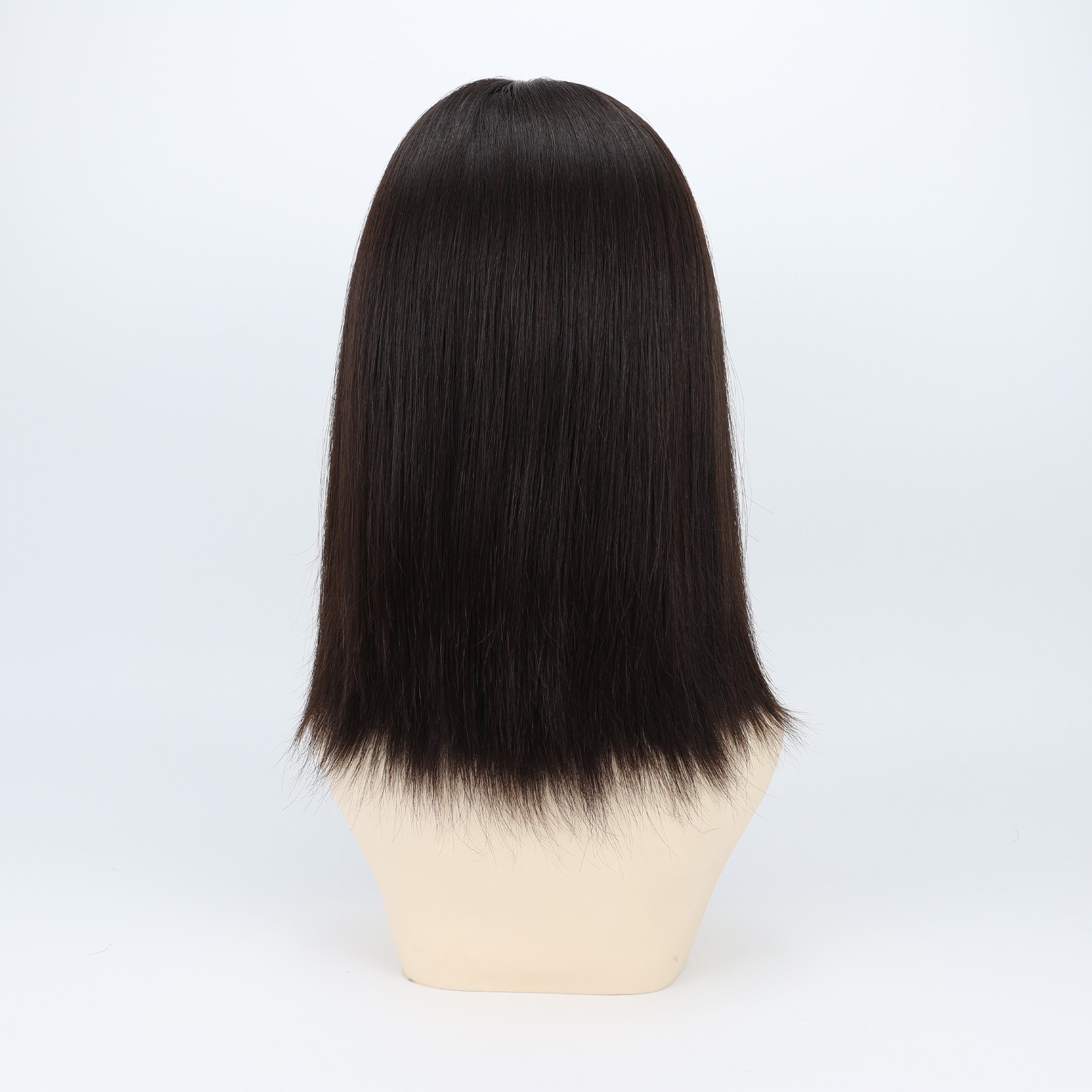 Woman Real Human Hair Jewish Wig Silk Base Sheitel Hand Tied Silk Top Kosher Wig