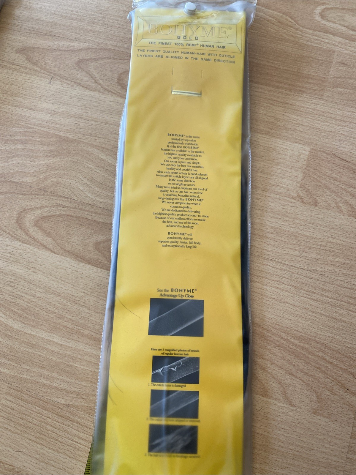 Bohyme Silky Straight Machine-Tied#1-14” Weft 100% Remi Human Hair