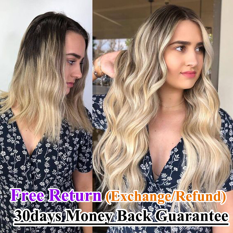 Luxury Thick Clip in Hair Extensions 100% Remy Human Hair Double Weft Full Head