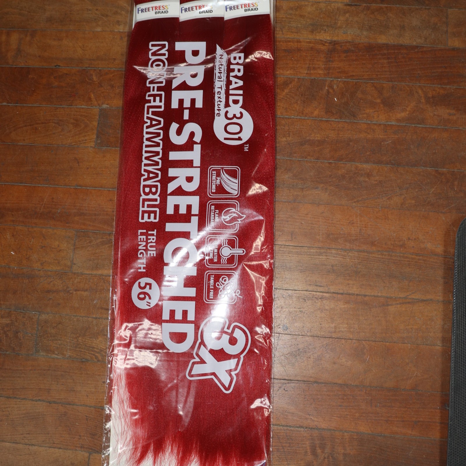 Freetress Braid Pre-Stretched Non-Flammable 3X 56″ SKBTX28