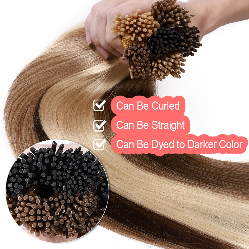 CLEARANCE I Tip Stick Extensions 100% Human Real Remy Hair Extensions 200Strands