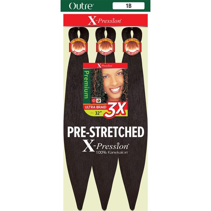 OUTRE SYNTHETIC PRE STRETCHED ULTRA BRAID – XPRESSION 3X 32″