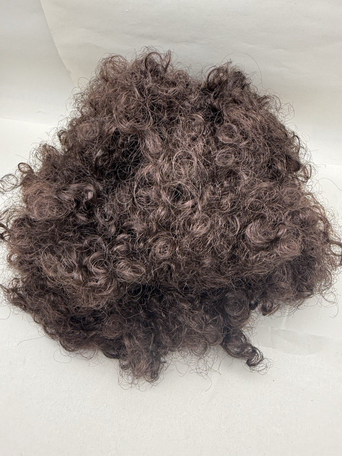 Kangaroo Brown Afro Wig for Women & Men Wig w/Bangs Short Bouncy Fluffy ONE SIZE
