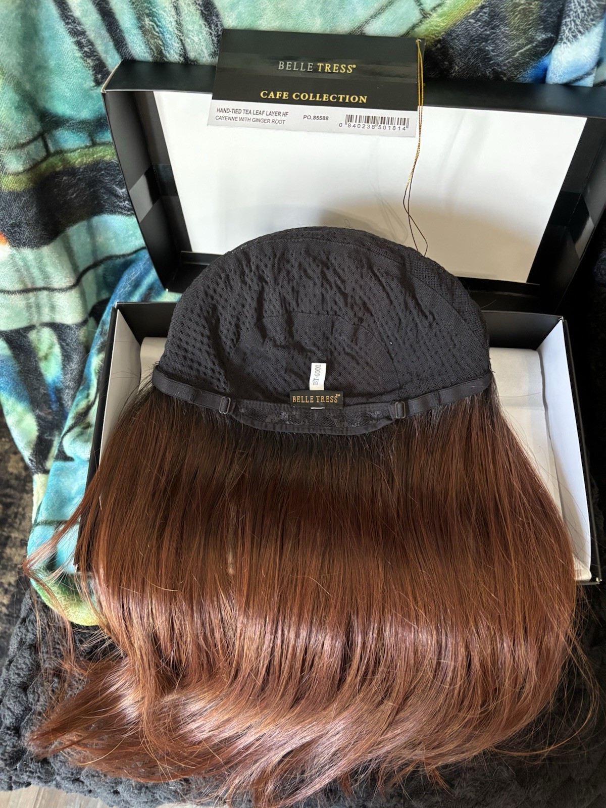 Belle Tress Tea Leaf Layer – Lace Front Hand Tied Wig: Size up to 23”/24” circ