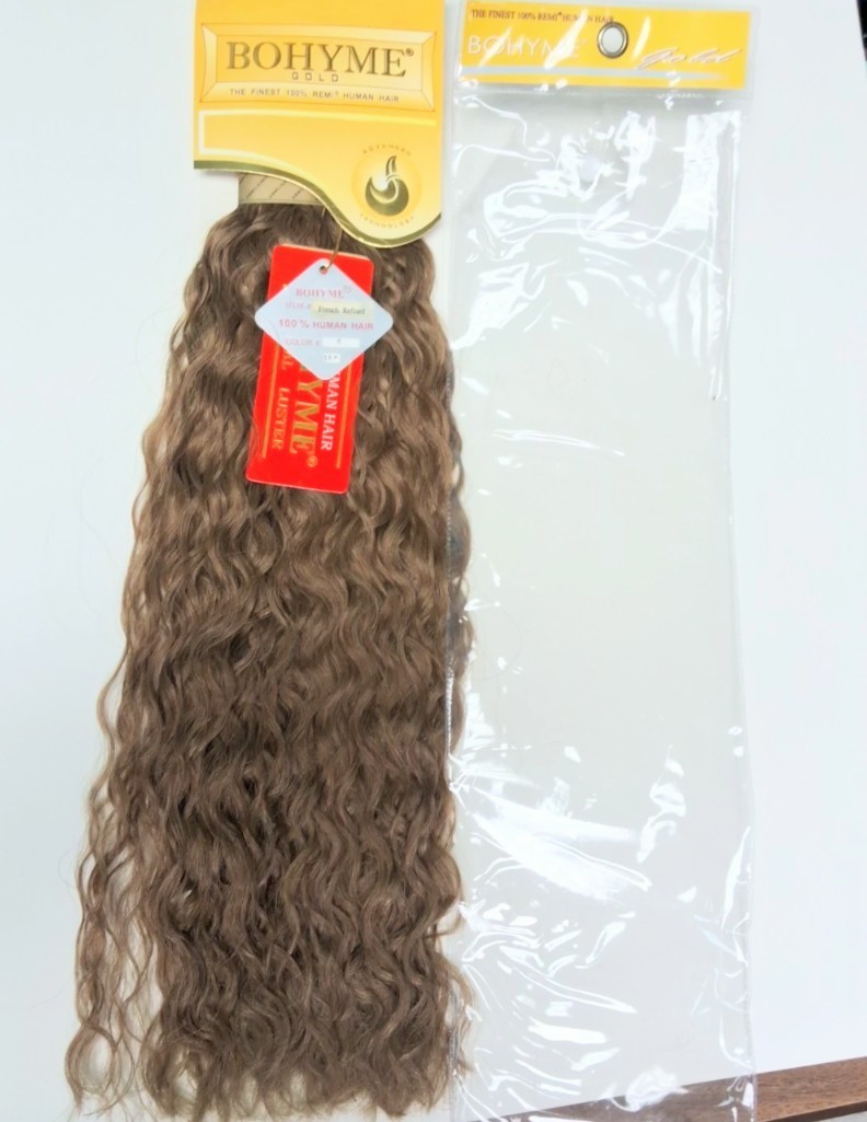 Bohyme Gold French Refined 18″, Color 6, Weft, The Finest 100% Remi Human Hair