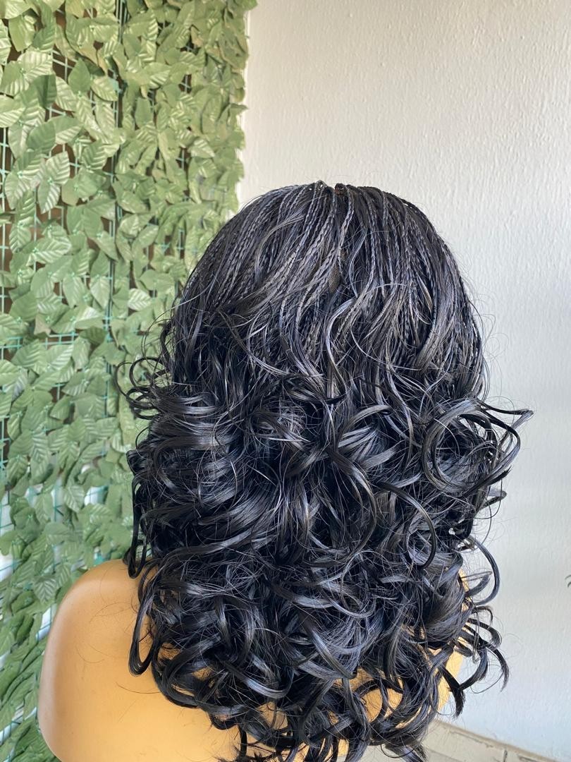 Short Spiral Human Hair Short Unit With Baby Hair
