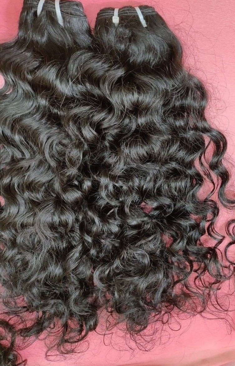 Raw Indian Deep Wavy Hair Extensions For Wholesale
