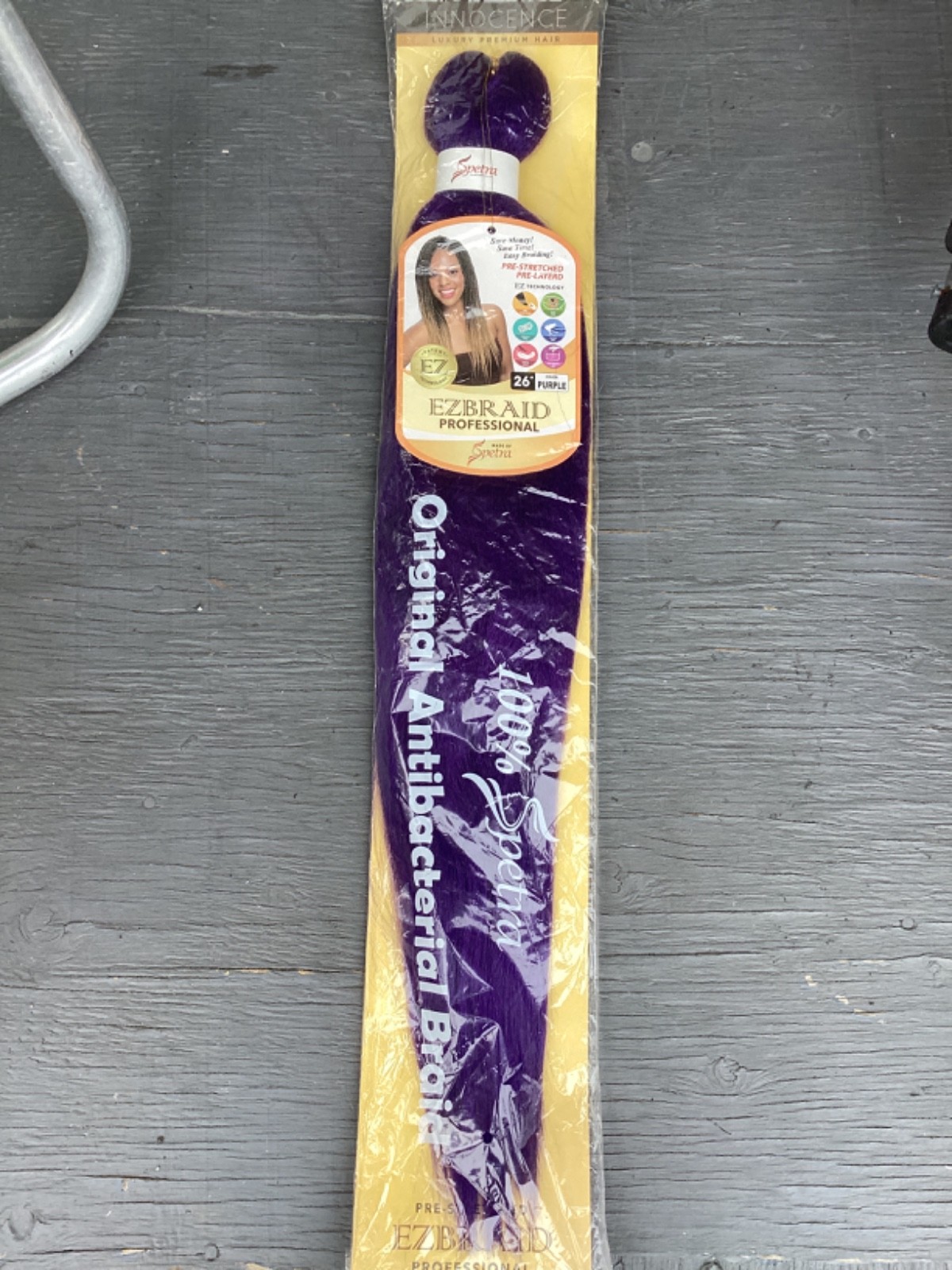 spetra braiding purple hair nib