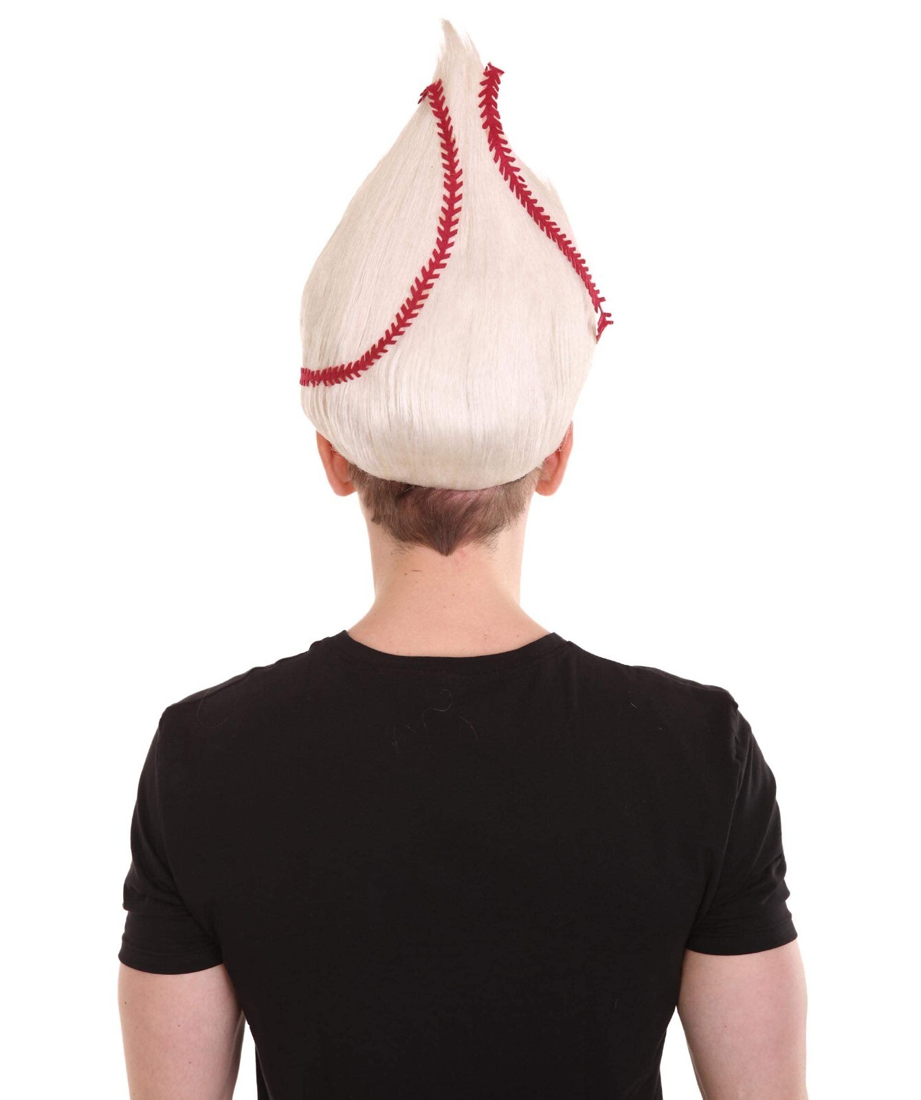 Baseball Unisex Wig | White Sport Wig | Premium Breathable Capless Cap HM-212